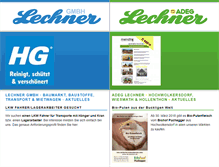 Tablet Screenshot of lechnerhubert.at